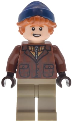 Ron Weasley - Reddish Brown Jacket, Dark Tan Legs, Dark Blue Beanie