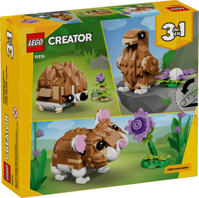 Cute Hamster with a Flower