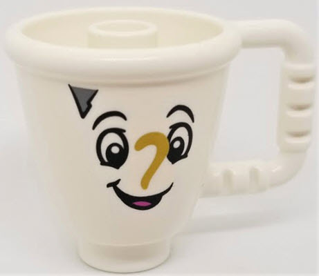 Duplo Figure, Disney Princess, Chip Potts (Duplo Utensil Cup with Stud Inside) (6212893)