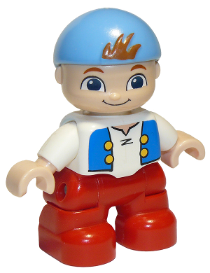 Duplo Figure Lego Ville, Never Land Pirates, Cubby (6033204)