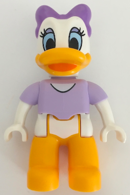 Duplo Figure Lego Ville, Daisy Duck, Medium Lavender Bow (6145759 / 6223292)