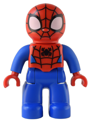 Duplo Figure Lego Ville, Spider-Man (Peter 'Spidey' Parker), Large Eyes (6351304)
