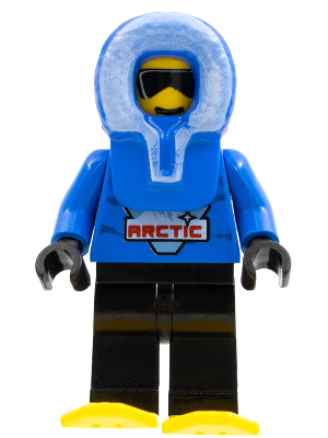 Arctic - Blue, Blue Hood, Black Legs, Snowshoes