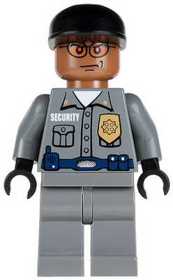 Arkham Asylum Guard - Light Brown Head, Black Cap