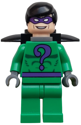 The Riddler - Black Hair, Jet Pack