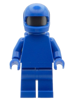 Spacesuit - Blue with Air Tanks, Pearl Dark Gray Head