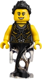 Vampire's Bride - Black Dress, Ghost Legs, Black Hair