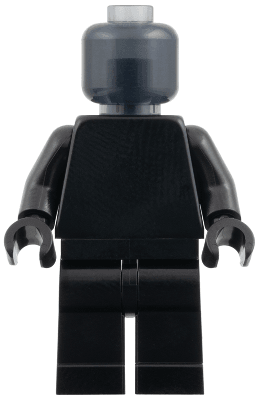 Plain Black Torso, Black Legs, Trans-Black Head