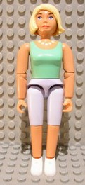 Belville Female - Light Violet Shorts, Medium Green Shirt, Light Yellow Hair