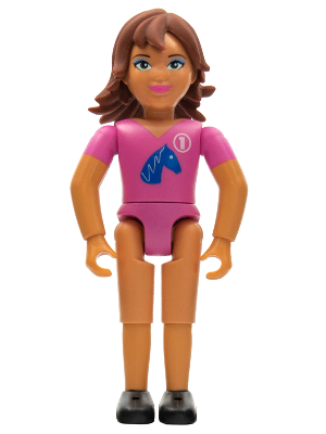 Belville Female - Girl with Brown Hair and Pink Shirt