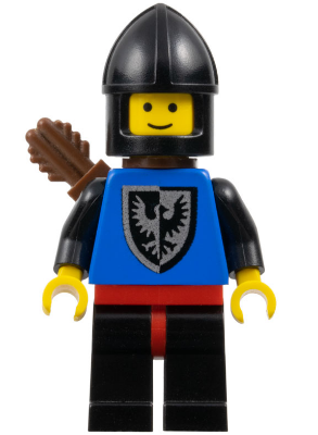 Black Falcon - Black Legs with Red Hips, Black Chin-Guard, Quiver