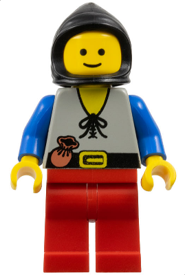 Peasant - Red Legs, Black Hood