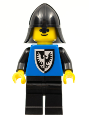 Black Falcon - Black Legs, Black Neck-Protector, Shield Bottom Round (Vintage)