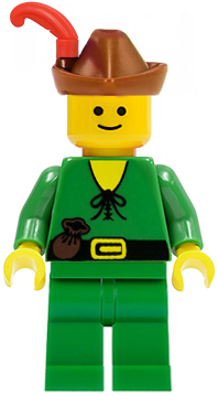 Forestman - Pouch, Reddish Brown Hat, Red Feather (Reissue)