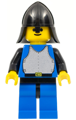 Breastplate - Blue with Black Arms, Blue Legs with Black Hips, Black Neck-Protector