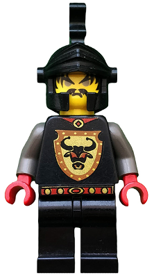 Knights Kingdom I - Cedric the Bull (Robber Chief), Black Dragon Helmet
