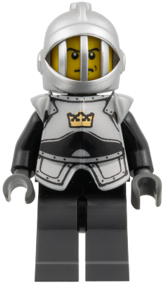 Fantasy Era - Crown Knight Plain with Breastplate, Grille Helmet, Scowl