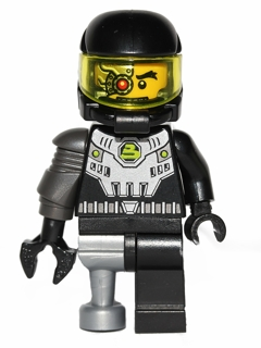 Space Villain - Flat Silver Pirate Peg Leg