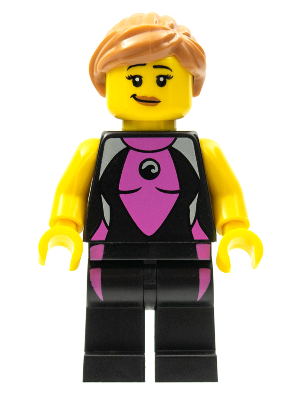 Surfer Girl, Series 4 (Minifigure Only without Stand and Accessories)