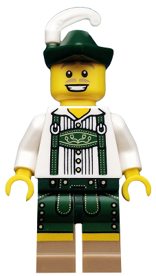 Lederhosen Guy, Series 8 (Minifigure Only without Stand and Accessories)