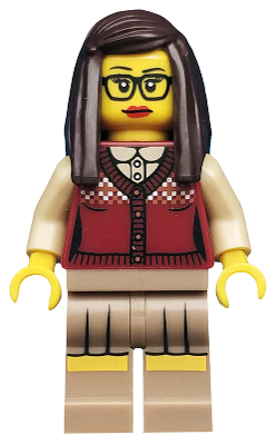 Librarian, Series 10 (Minifigure Only without Stand and Accessories)
