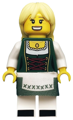 Pretzel Girl, Series 11 (Minifigure Only without Stand and Accessories)