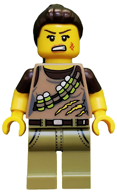 Dino Tracker, Series 12 (Minifigure Only without Stand and Accessories)