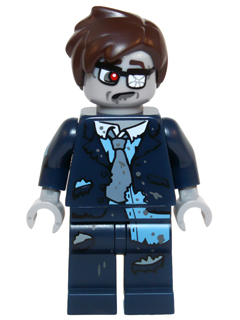 Zombie Businessman, Series 14 (Minifigure Only without Stand and Accessories)