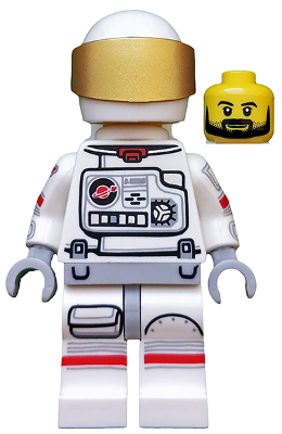 Astronaut, Series 15 (Minifigure Only without Stand and Accessories)