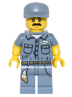 Janitor, Series 15 (Minifigure Only without Stand and Accessories)