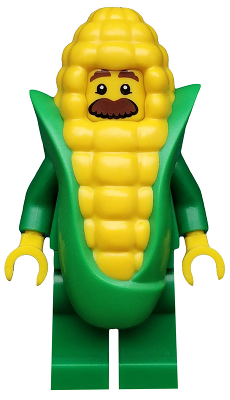 Corn Cob Guy, Series 17 (Minifigure Only without Stand and Accessories)