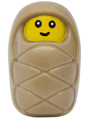 Baby / Infant - with Stud Holder on Back with Smiling Face and Small Eyes Pattern (6131197)