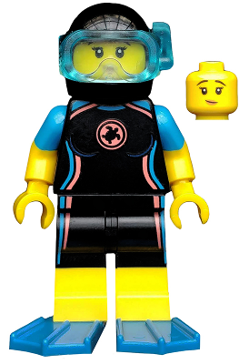 Sea Rescuer, Series 20 (Minifigure Only without Stand and Accessories)