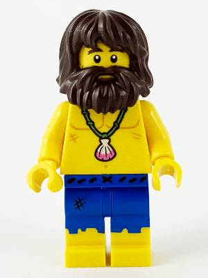 Shipwreck Survivor, Series 21 (Minifigure Only without Stand and Accessories)