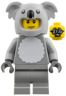 Koala Costume Fan, Series 28 (Minifigure Only without Stand and Accessories)