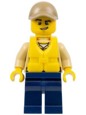 Swamp Police - Officer, Shirt, Dark Tan Cap, Life Jacket