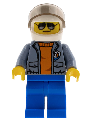 Coast Guard City - Helicopter Pilot with Sunglasses