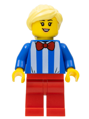 Ice Cream Vendor - Female, Red Legs, Bright Light Yellow Hair