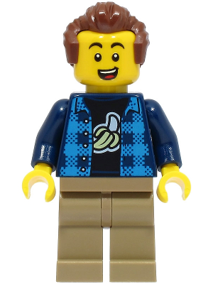 Stuntz Spectator - Male, Dark Blue and Dark Azure Jacket, Dark Tan Legs, Reddish Brown Hair