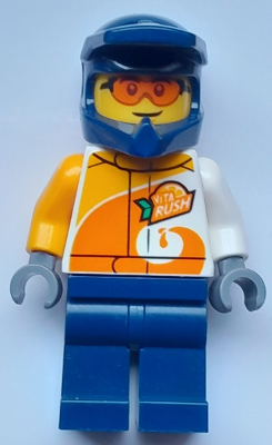 Quad Driver - Male, 'ViTA RUSH' Uniform, Dark Blue Legs, Dark Blue Helmet, Safety Glasses