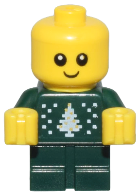 Baby - Dark Green Holiday Sweater