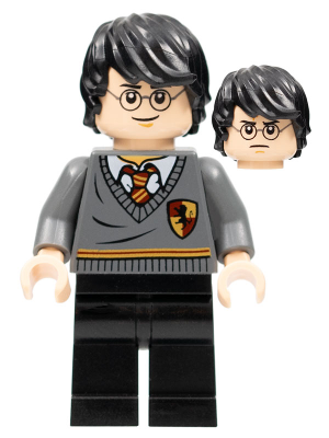 Harry Potter - Gryffindor Stripe and Shield Torso, Black Legs, Tousled Hair