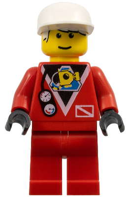 Divers - Red Diver 2, White Cap