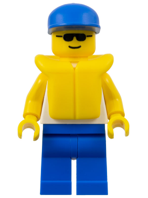 Divers - Boatie, Dolphin Shirt, Blue Cap, Life Jacket