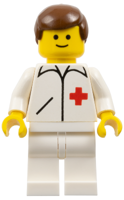 Doctor - Straight Line, White Legs, Brown Male Hair