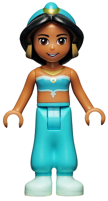 Jasmine - Plain Top and Trousers, Light Aqua Shoes