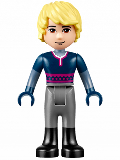 Kristoff - Dark Blue Top, Dark Bluish Gray Trousers, Black Boots
