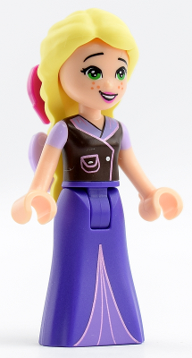 Rapunzel - Mini Doll, Lavender and Magenta Bows, Dark Purple Skirt