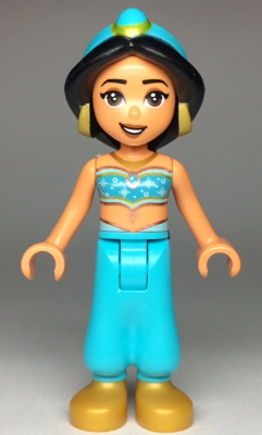 Jasmine - Top with Sparkles and Copper Trim