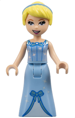 Cinderella - Dress with Sparkles and Bow, Thick Hinge